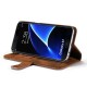 Samsung Galaxy S7 G930  Retro Wallet Læder Cover Brun