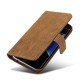 Samsung Galaxy S7 G930  Retro Wallet Læder Cover Brun