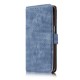 Samsung Galaxy S7 G930  Retro Wallet Læder Cover Blå