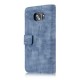 Samsung Galaxy S7 G930  Retro Wallet Læder Cover Blå