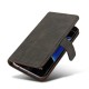 Samsung Galaxy S7 G930  Retro Wallet Læder Cover Grå