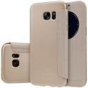 Samsung Galaxy S7 Edge NILLKIN Sparkle Series PU Læder Cover Grå