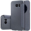 Samsung Galaxy S7 Edge NILLKIN Sparkle Series PU Læder Etui Sort