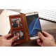 Samsung Galaxy S7 Edge G935 CMAI2 Læder Cover med Kort holder  Brun