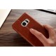 Samsung Galaxy S7 Edge G935 CMAI2 Læder Cover med Kort holder  Brun