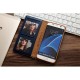 Samsung Galaxy S7 Edge G935 CMAI2 Læder Cover med Kort holder Mørke Blå