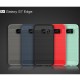 Samsung Galaxy S7 edge SM-G935 Carbon Fibre Brushed Plastik Cover Grå