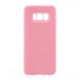 Samsung Galaxy S8 SM-G950 Glossy Plastik Cover Lyserød