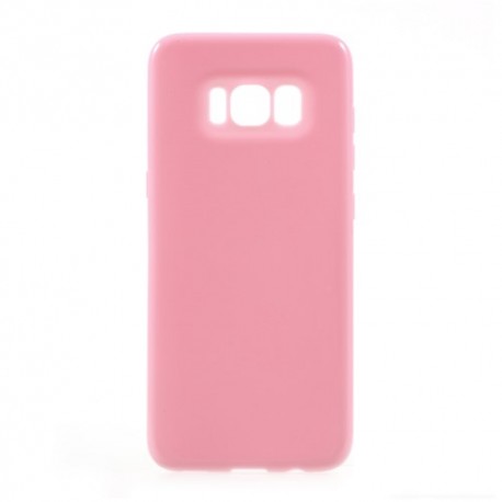 Samsung Galaxy S8 SM-G950 Glossy Plastik Cover Lyserød