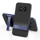 Samsung Galaxy S8 SM-G950 ELEGANCE Plastik Mønstre Cover med Støtteholder Blå