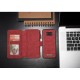 Samsung Galaxy S8+ G955 Læder Etui Bag Cover 2-I-1 Rød