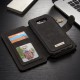 Samsung Galaxy S8+ G955 Læder Etui Bag Cover 2-I-1 Sort