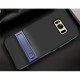 Samsung Galaxy S8+ SM-G955 ELEGANCE Plastik Mønstre Cover med Støtteholder Blå