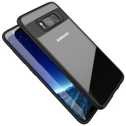 Samsung Galaxy S8 Plus G955 IPAKY Plastik Ramme med Silikone Cover Sort