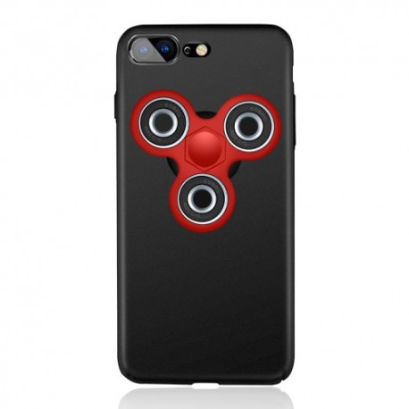 iPhone 7 Plus Matte Med Removable Tri-Spinner Fidget Spinner Sort