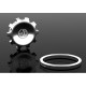 CASEME Magnetisk Mobilholder med Finger Spinner til iPhone, Samsung, m.fl. Sølv
