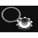 CASEME Magnetisk Mobilholder med Finger Spinner til iPhone, Samsung, m.fl. Sølv