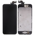 iPhone 5 Touch LCD Glas med Alu Bagplade (8-i-1) Grade A+ Sort