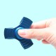 Finger Spinner Aluminium Blå