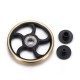 Hjul Finger Spinner XOSOY Sort Guld