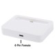 Lightning 8PIN Dock og Bordlader til iPhone 5S/5C/5, iPod Touch 5, iPad mini - Hvid
